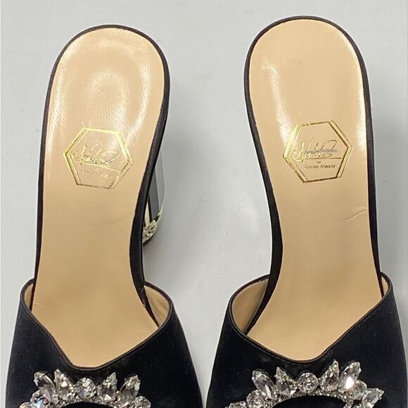 Nalebe Eureka Aurum Crystal-Embellished Mules size 38 - Picture 5 of 13